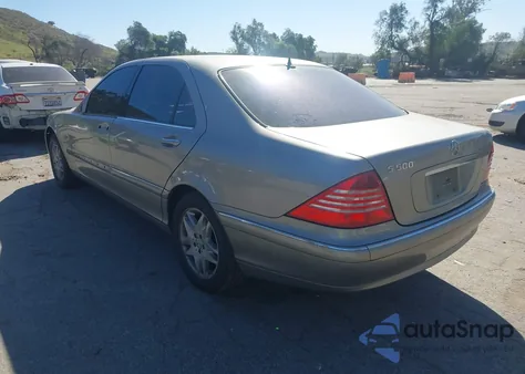 2003 Mercedes-Benz S 500 из США, поврежденный, VIN WDBNG75J83A346497